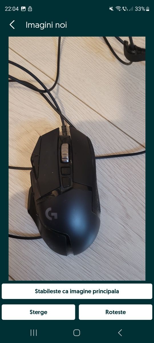 Mouse logitech g502 hero