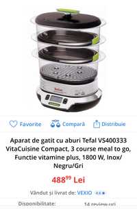 Aparat de gatit la abur Tefal