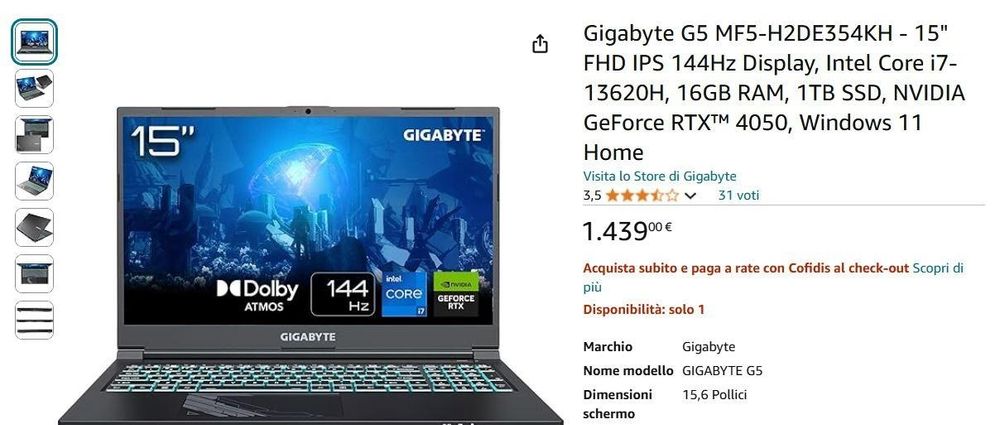 Laptop Gaming Nou