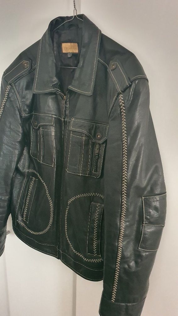 Geaca piele PIETRA PELLE XL negru