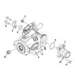Pompa hidraulica JCB 48Z 50Z  51R 55Z 56Z 57C 60C 65R 63CC 334/V1272
