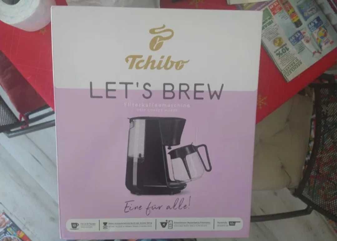 Cafetiera Tchibo Let's Brew 1.25l 10 cesti noua