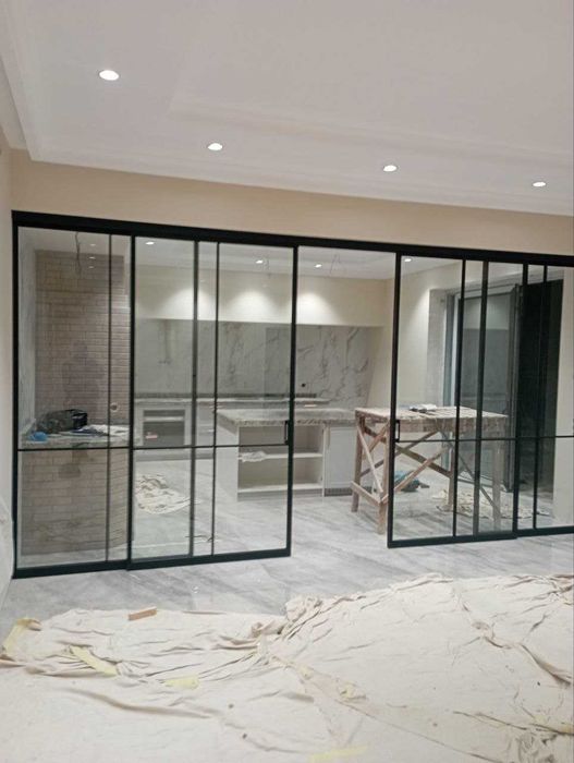 Металлоконструкции ЛОФТ перегородки, двери, распашные, раздвижные и др