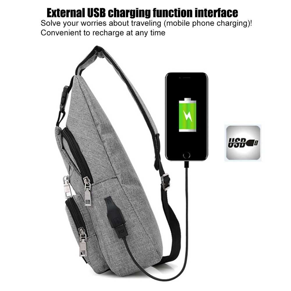 Многофункционална чанта/раница през рамо с USB
