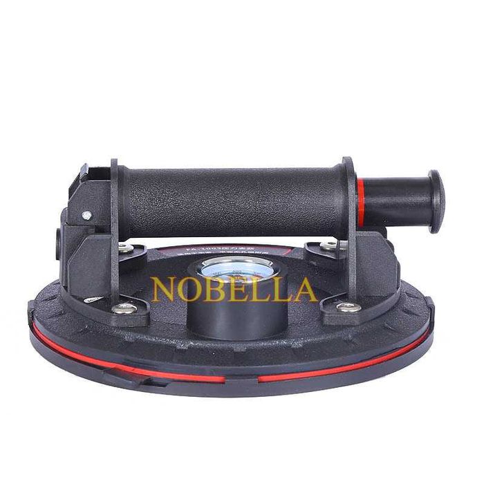 ВАКУУМ ДРЪЖКА / вендуза Ф200 мм., с помпа и манометър- повд. 110/50 кг