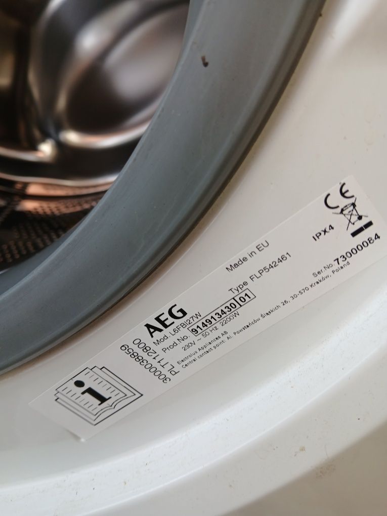 Пералня AEG на части