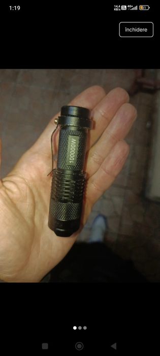Mini lanterna 100000w