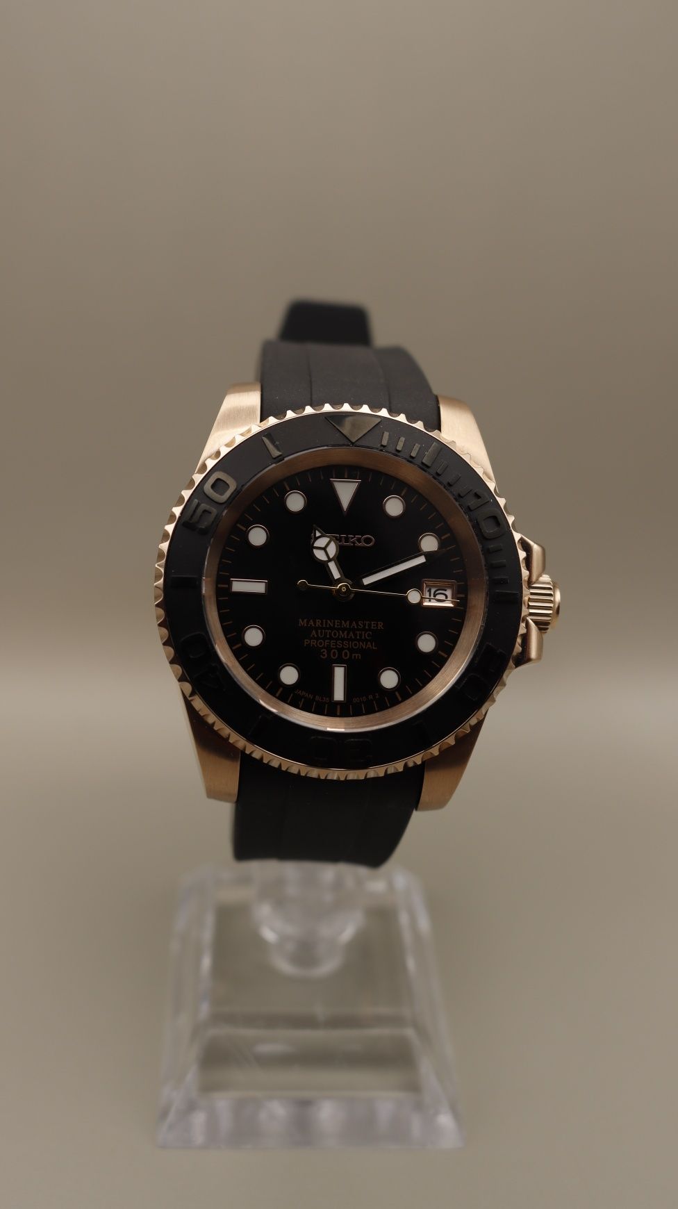 Ceas automatic Seiko submariner Rose Gold