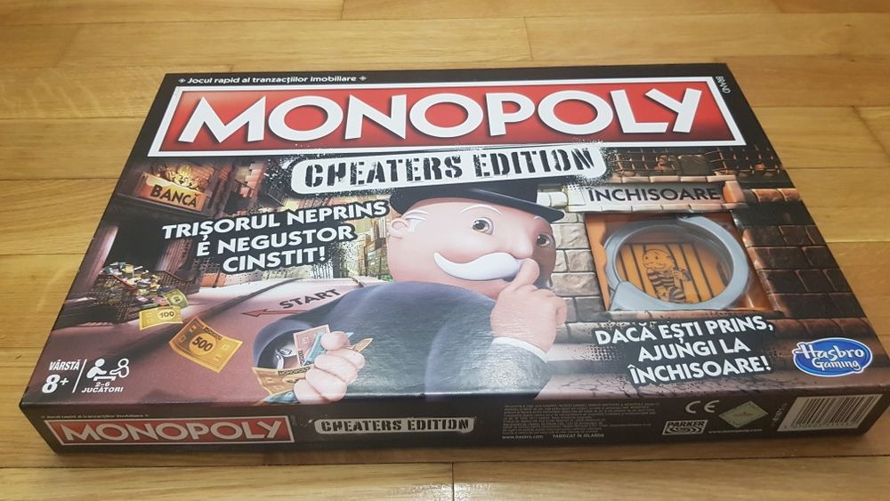 Joc Monopoly Trisorul - Cheaters Edition, ca NOU