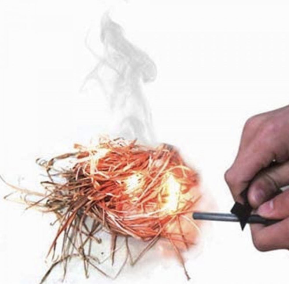 магнезиева запалка Surival за палене на огън дори когато вали дъжд
