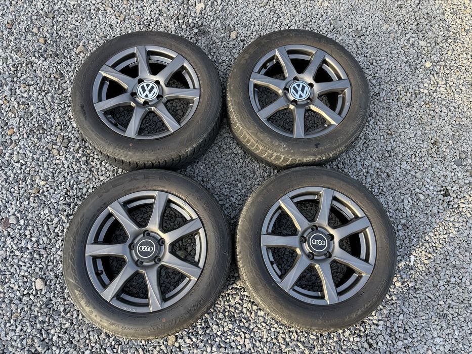 Jante Audi VolksWagen VW 205 60 R16 anvelope Nexen iarna 7-8 mm