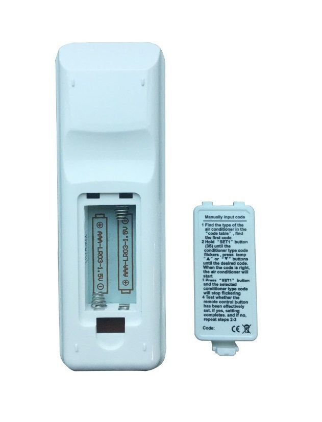 Пульт для кондиционеров 1000 в 1 (Samsung / LG и др.) Huayu K-
1038E+