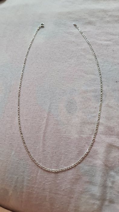 Lant argint 925 Italy,model cartier 3 zale cu una, 50 cm,nou impecabil