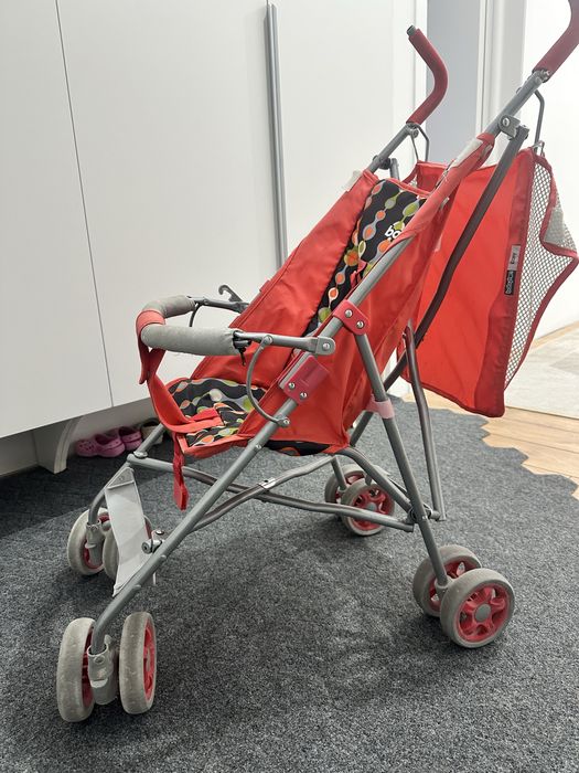 Коляска трость babyton, красная