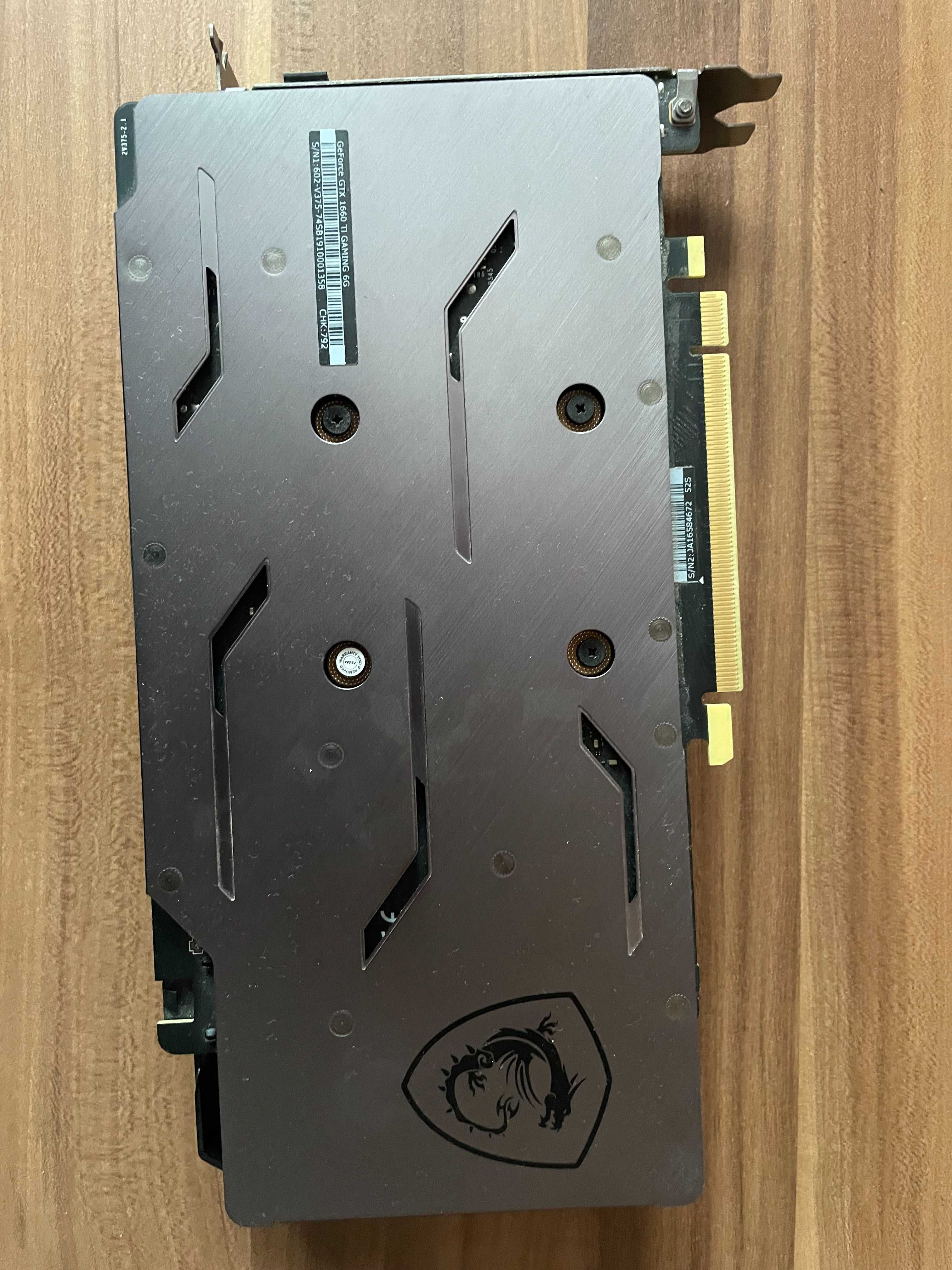 Видеокарта MSI NVIDIA GTX1660TI 6GB OC