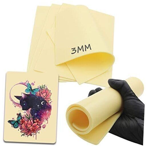 Силиконова кожа за татуиране - 3мм 20х30см