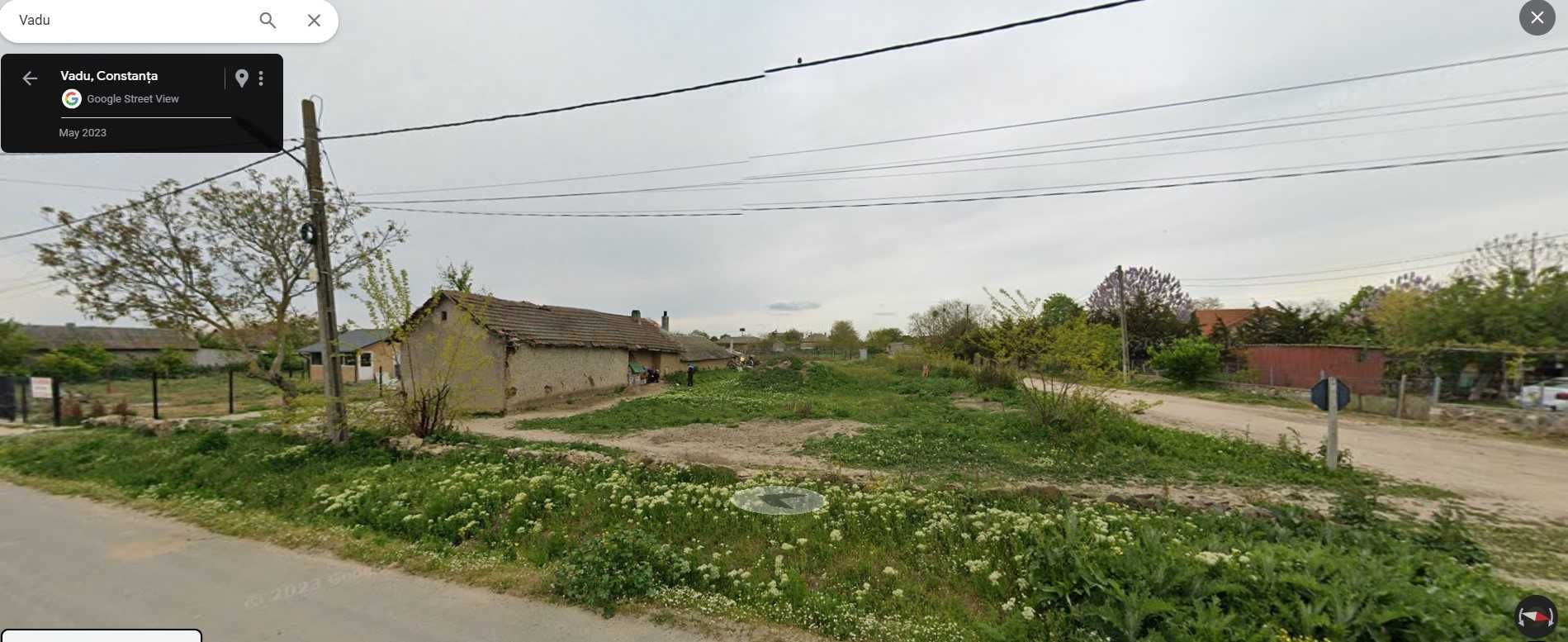 Teren 1000 mp Vadu - La Mare, cu bransament apa, curent, str asfaltata