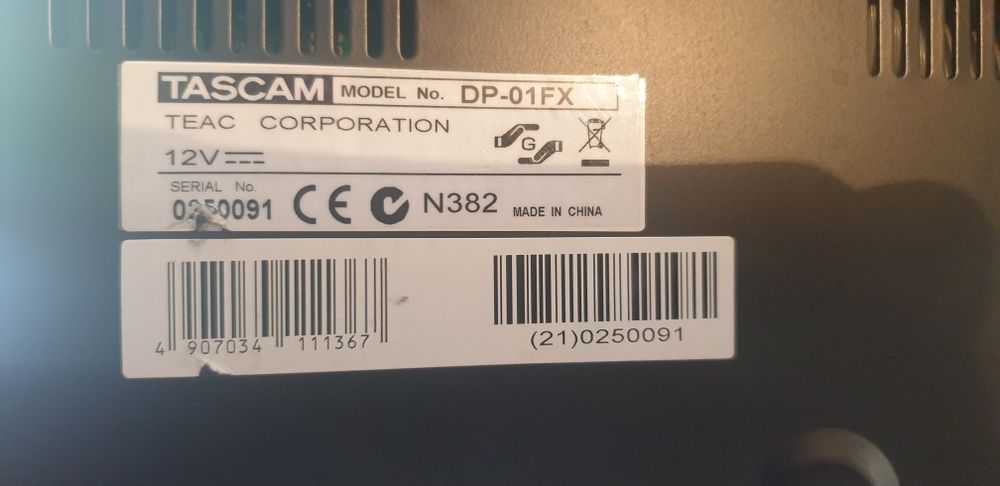 Tascam dp-01FX digital record
