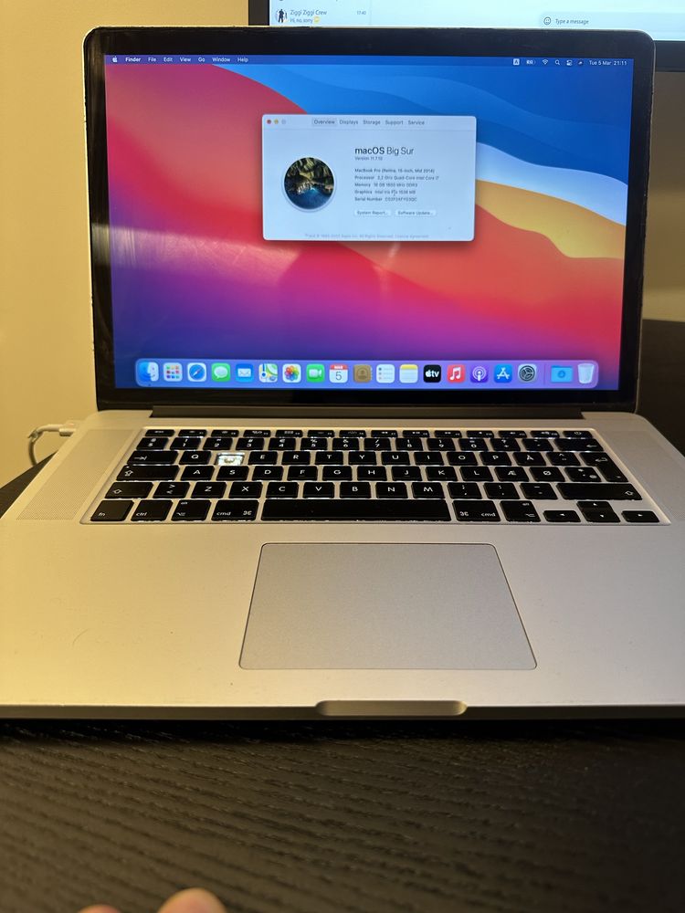 Apple Macbook Pro Retina 15 Mid 2014 Intel i7 16GB RAM SSD256