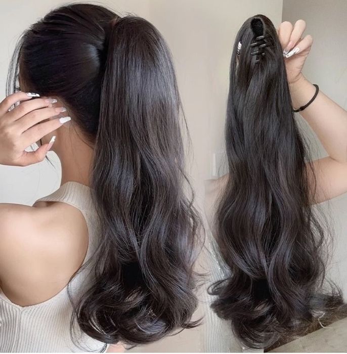 Хвост на заколке