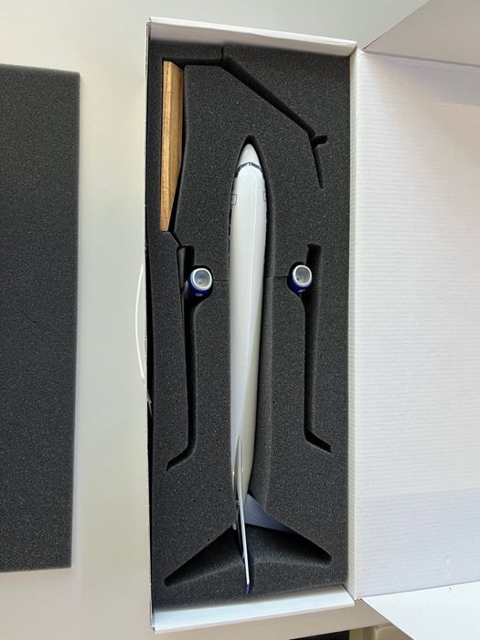 Macheta : Tarom Boeing 737-800 YR-BGK Mihai Viteazul - model 1:100-