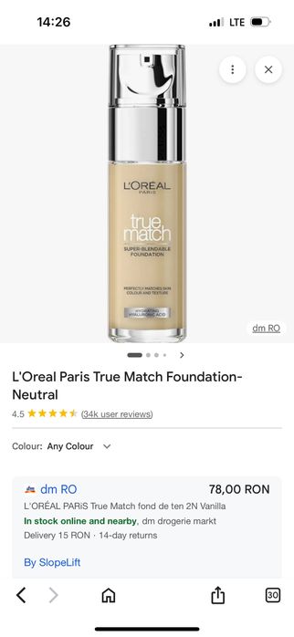 Fond de ten Loreal Paris