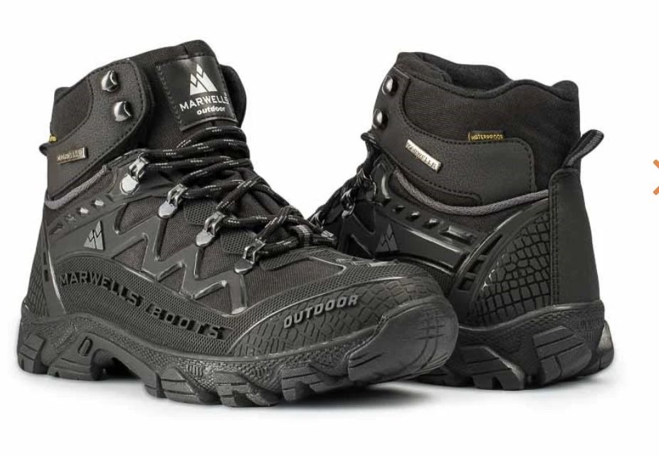 мъжки боти зимни непромокаеми с дълбок грайфер сняг дъжд с топъл пух