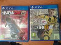 Две игри за 10, Fifa 17 и NBA 2K15 за PS4, Playstation 4