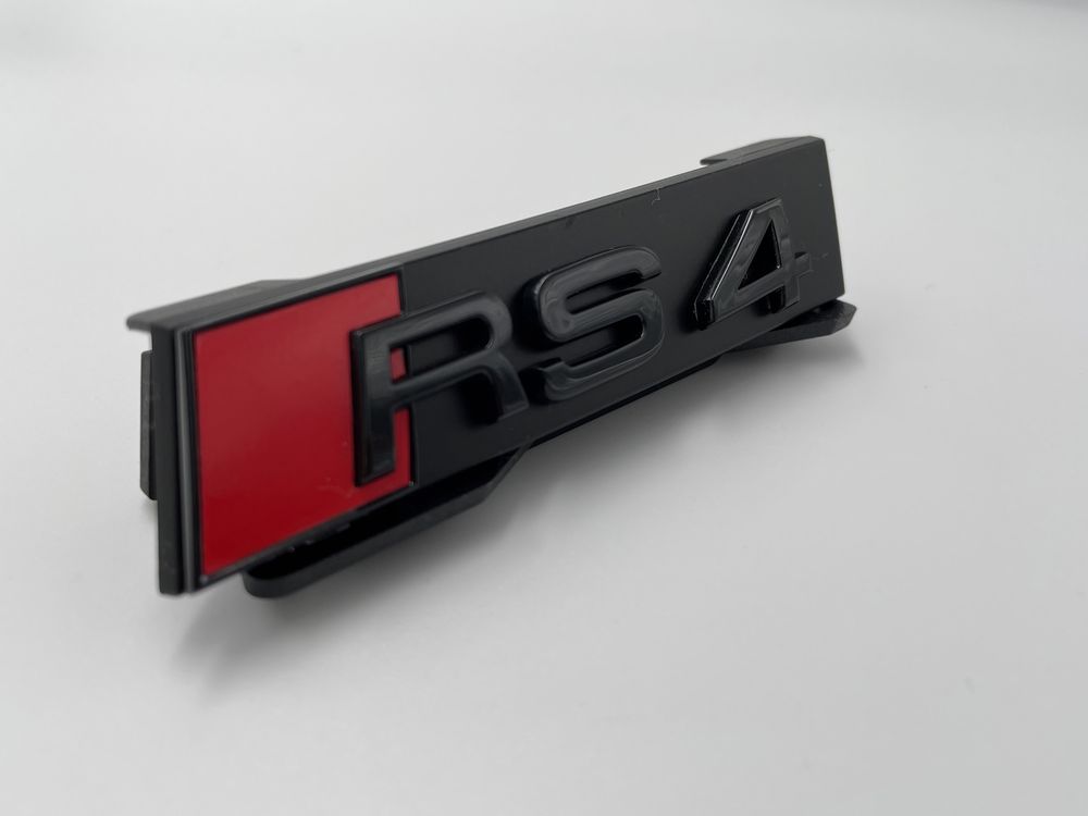 Set Embleme Audi RS4 negru s-line