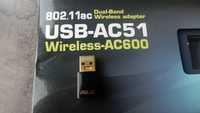 Безжичен адаптер Asus USB-AC51
