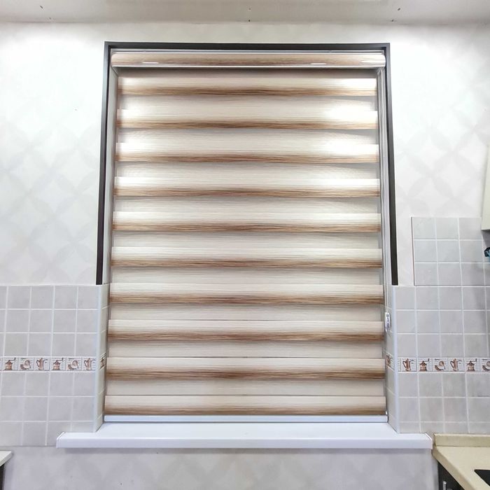 Жалюзи комбо | Jalyuzi | Жалюзи на окна.  Jk109