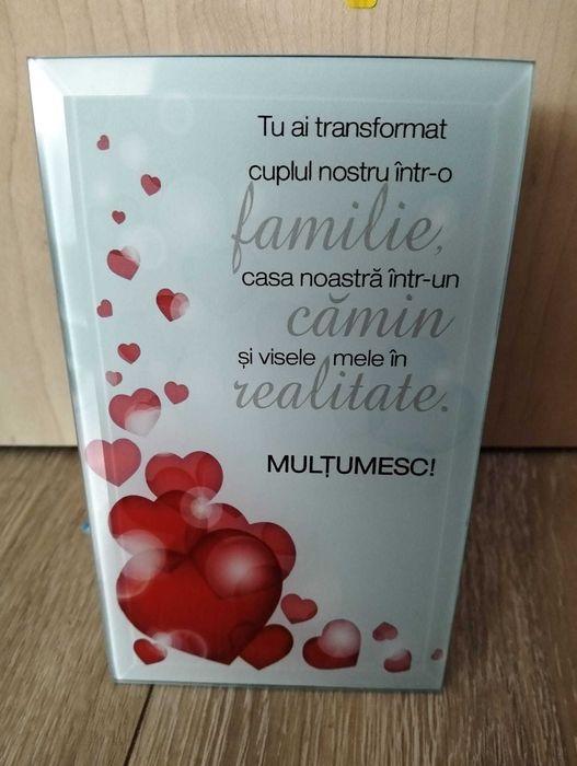 Diplome decorative din sticlă