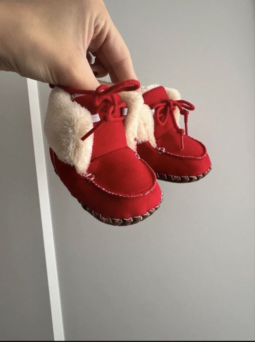 Ghetuțe îmblănite bebelusi Craciun