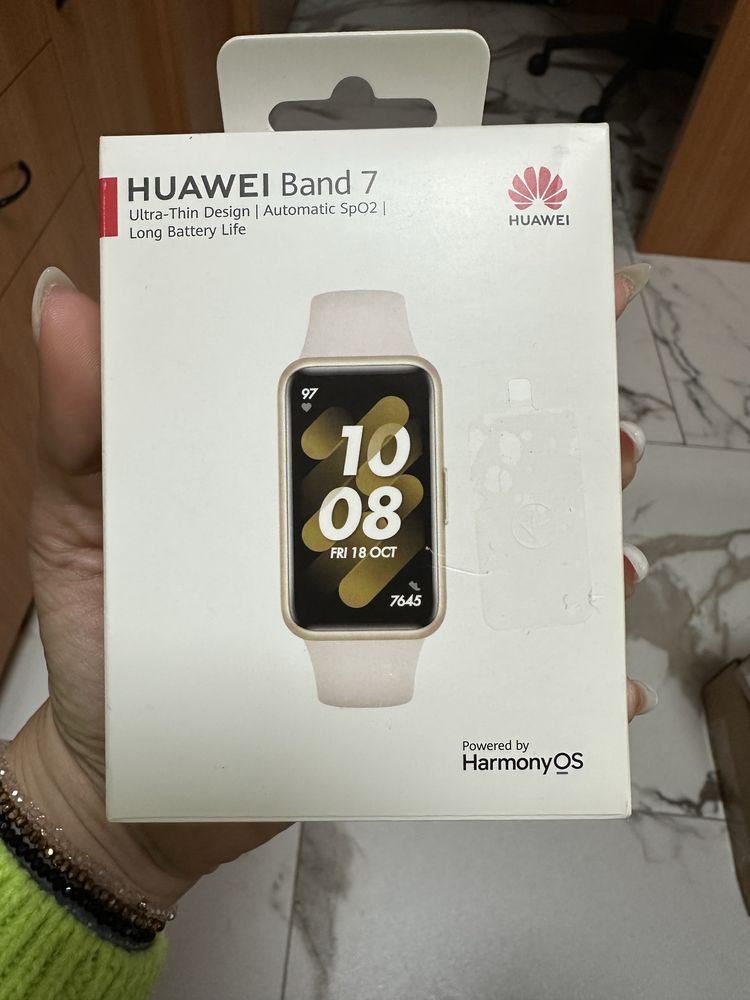 Смартчасовник Huawei Band 7 розово злато