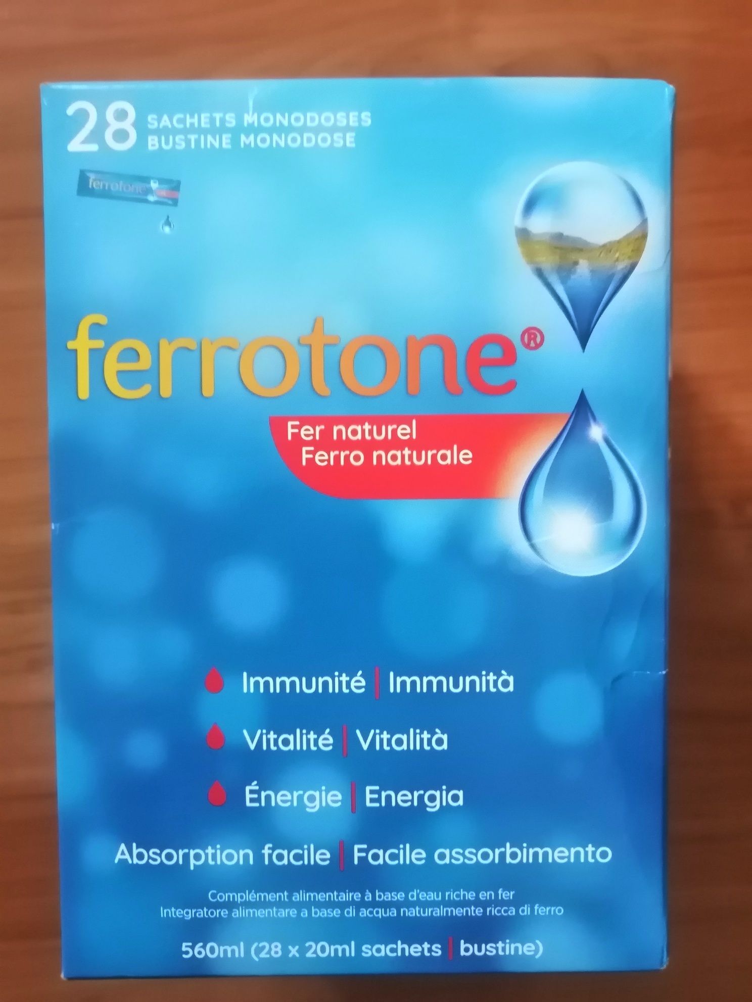 Желязо "Ferrotone Natural Iron 28 x 20 ml