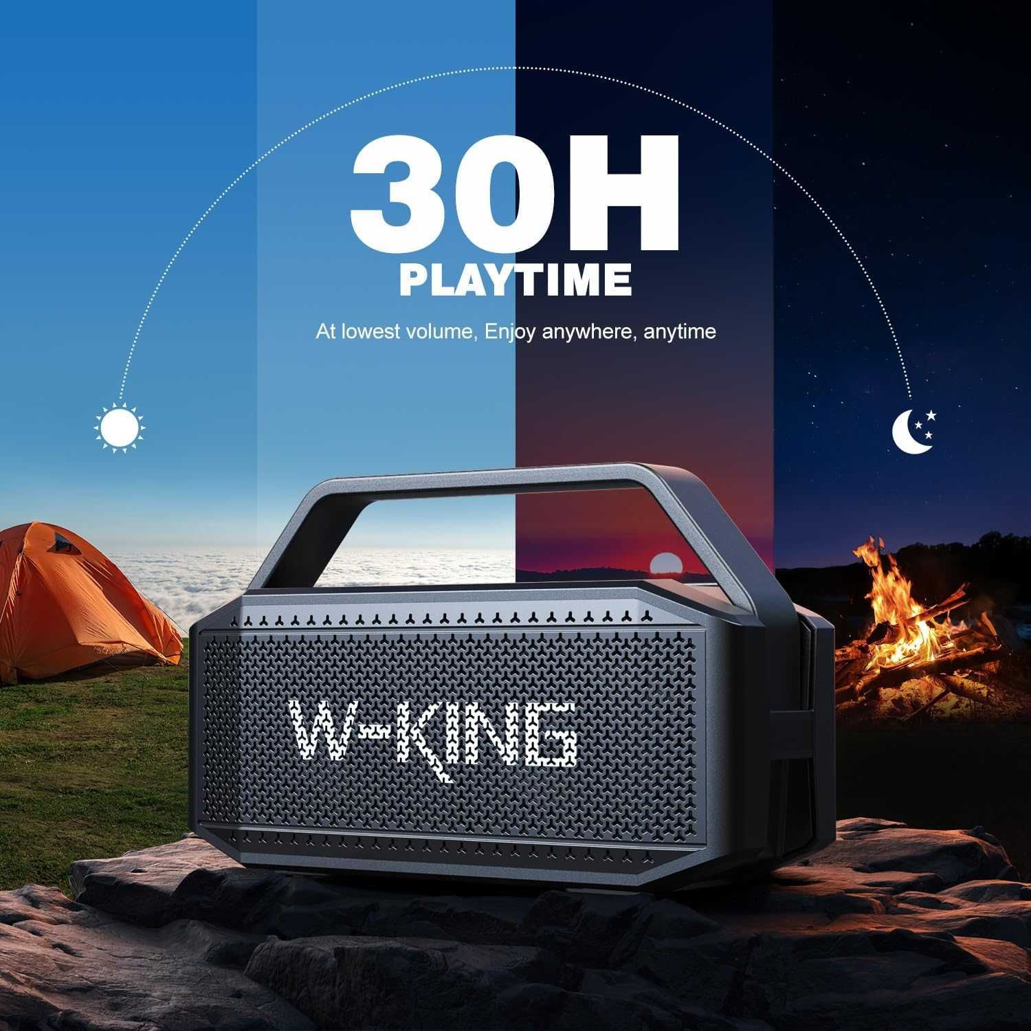 W-King D9-1 80W безжична Bluetooth тонколона