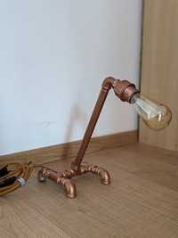 Lampa steampunk culoare Bronz cu bec filament aspect vintage