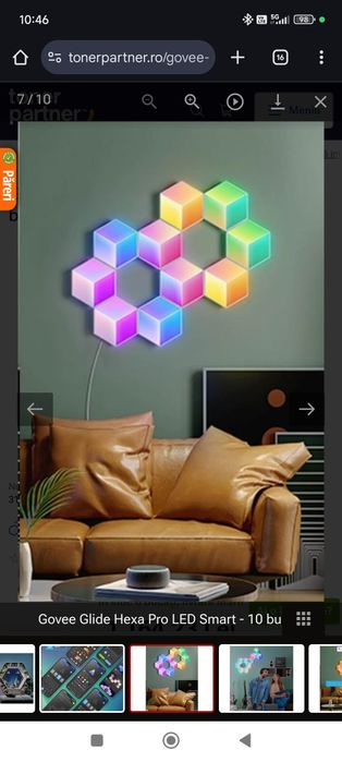 Panouri led Govee Glide Hexa Pro