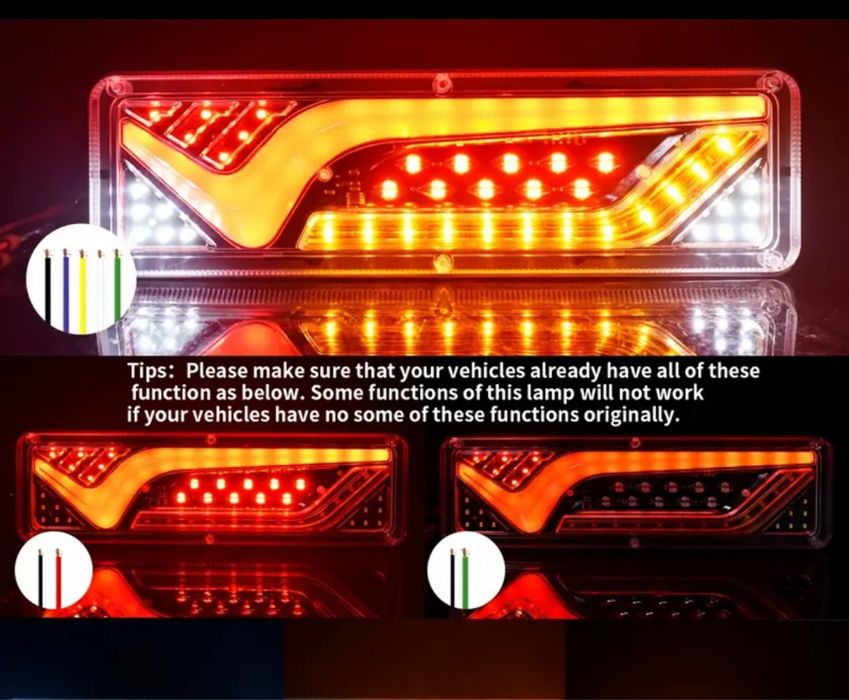 Stopuri auto / remorci / semiremorci/led 12V / 24V / set 2 bucati