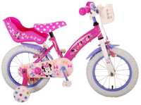 Bicicleta pentru fete Disney Minnie Cutest Ever!, 14 inch, culoare roz