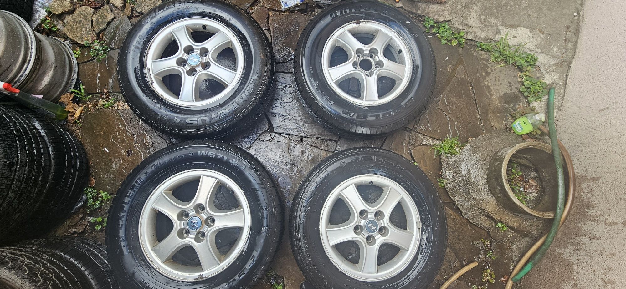 5/114.3/16 hyundai santa fe tucson 16 оригинални джанти за киа к5 и си