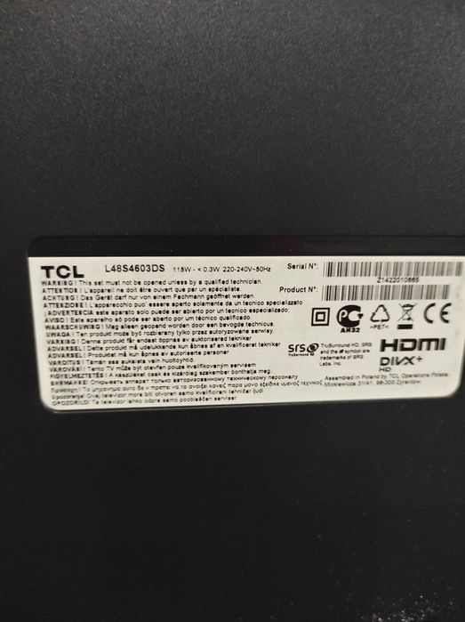 LED Телевизор TCL 48 инча