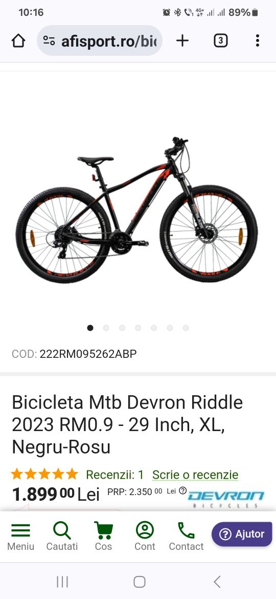 Vând bicicleta mtb