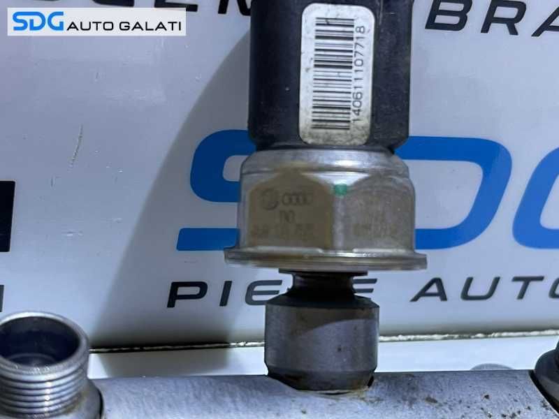 Rampa Presiune Injectoare Stanga cu Senzor Regulator Audi A6 C6 2.7 TDI V6 BPP BSG 2005 - 2011 Cod 059130089AA 059130758E [D0366]