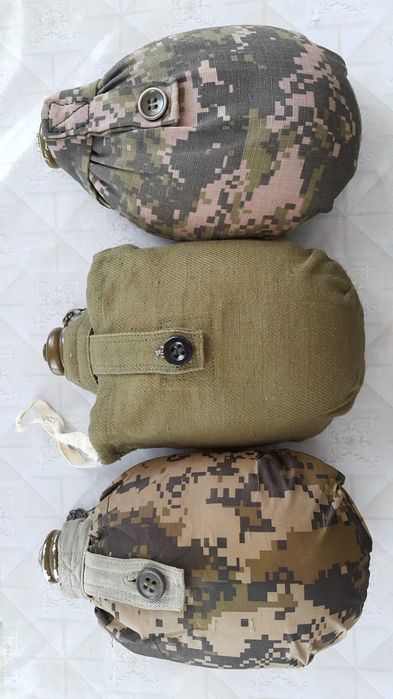 Фляжка армейская с чехлом