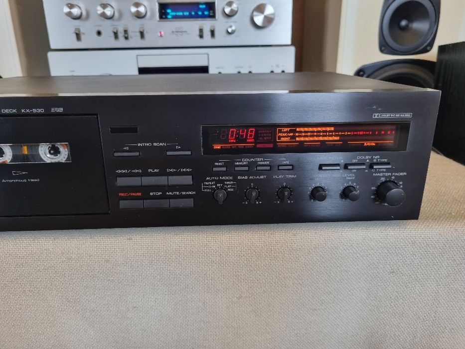 Deck Yamaha KX-530. Dolby B,C, HX Pro. Impecabil.