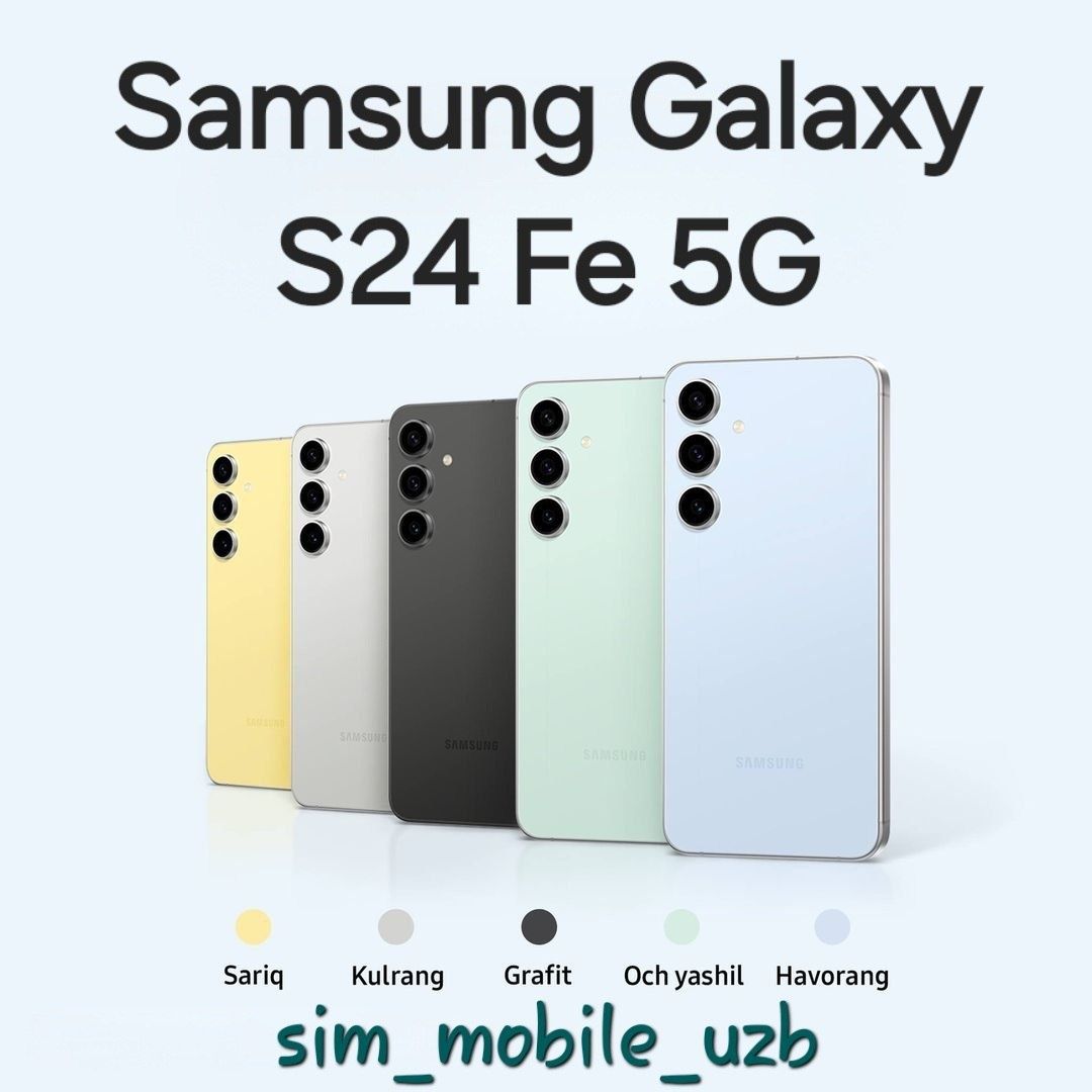 Samsung Galaxy S24 FE 5G New Super Skidka+Garantiya+Dastavka