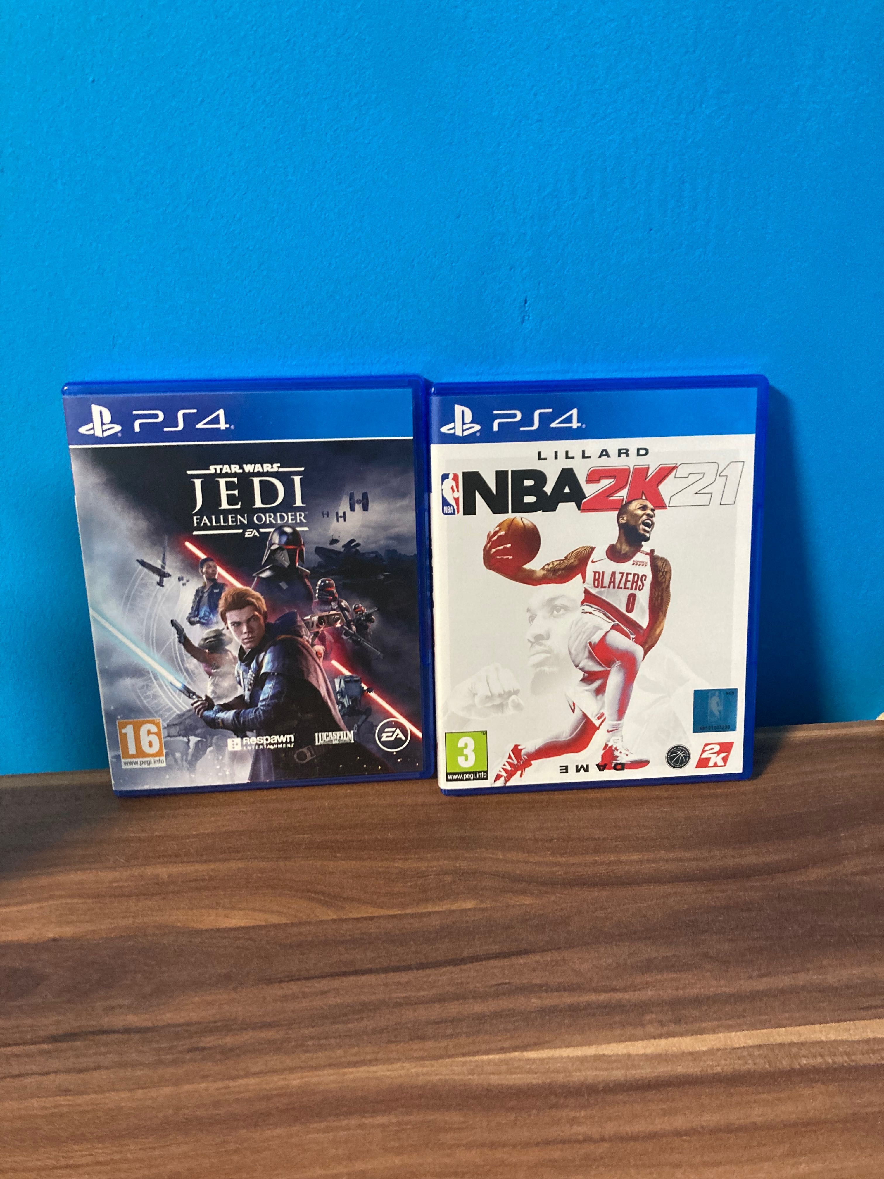 NBA2K21, Jedi fallen order. Ps4