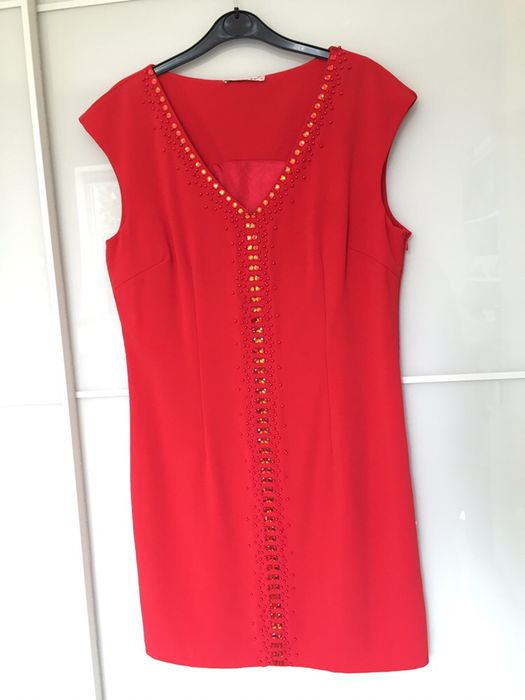 Rochie rosie extrem de atractiva L