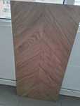 Vând 4 plăci de gresie rectificata KAI Tilia Chevron Brown